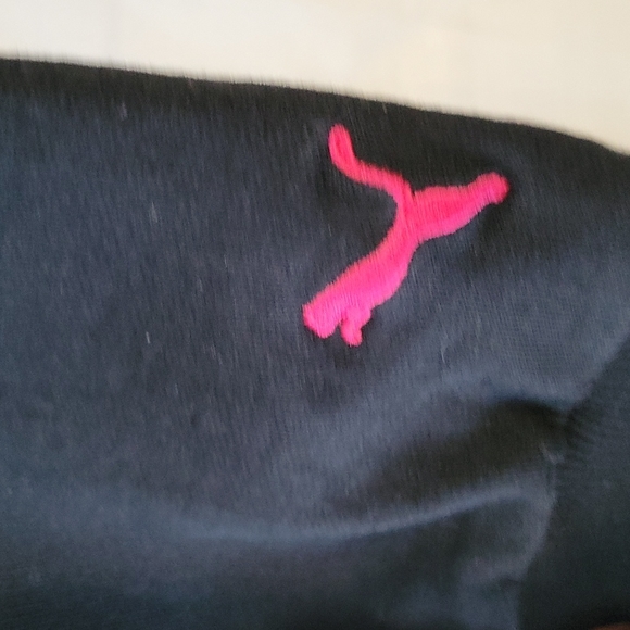 Puma black spellout logo full zip sweater size medium - Picture 3 of 8
